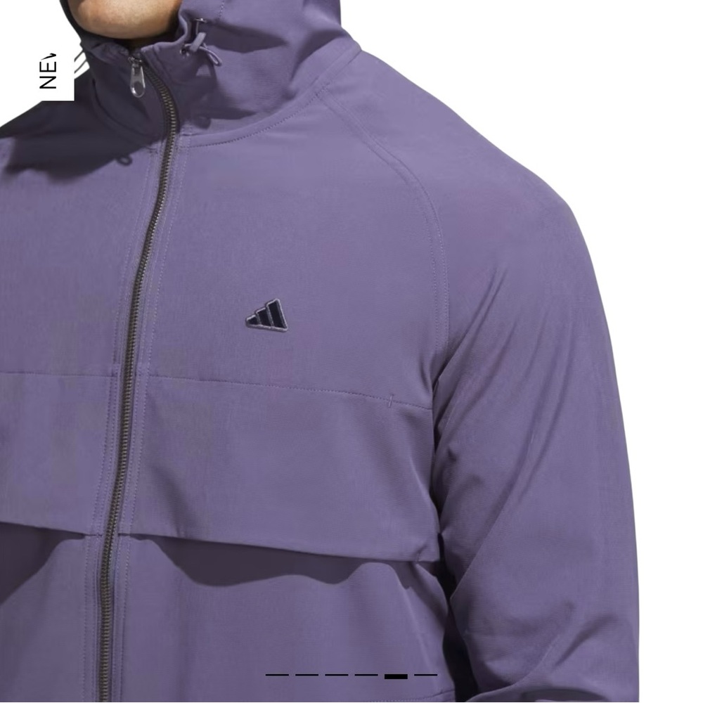 Adidas GO-TO FULL-ZIP WINDBREAKER, men’s golf, NWT Fall 2025 - Picture 3 of 7